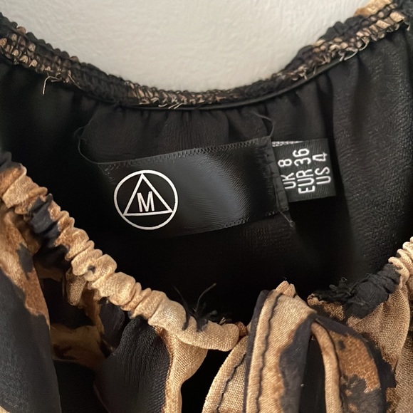 Misguided size 4 animal print romper - Picture 4 of 6